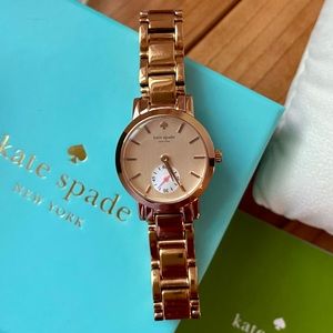 Kate Spade rose gold watch, GUC